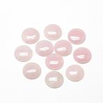 Natural Rose Quartz Cabochons, Half Round/Dome, 14x5~6mm(G-R416-14mm-48)