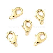 Brass Lobster Claw Clasps, Parrot Trigger Clasps for Jewelry Making Findings, Cadmium Free & Lead Free, Long-Lasting Plated, Real 18K Gold Plated, 19x10x4mm, Hole: 2.5mm(KK-G416-61G)