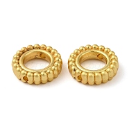 Alloy Bead Frames, Cadmium Free & Lead Free, Round Ring, Golden, 12.5x3.5mm, Hole: 1.2mm(PALLOY-E030-02G)