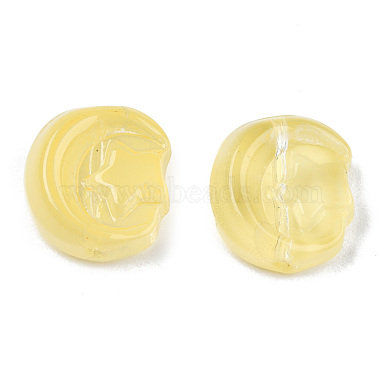Transparent Spray Painted Glass Beads(GLAA-N035-036-C05)-3