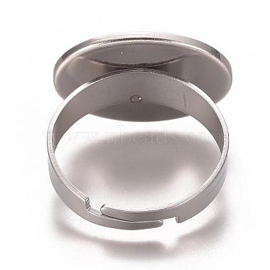 Componentes de anillos de dedo de 201 acero inoxidable ajustables(STAS-I137-10P)-3