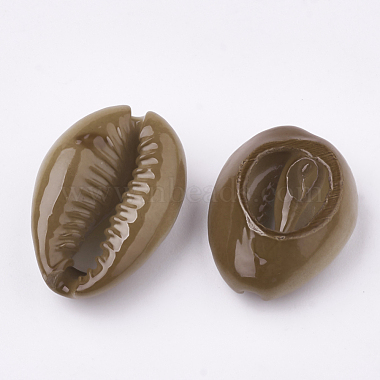 Coffee Shell Cowrie Shell Beads