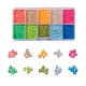 8000Pcs 10 Colors Fluorescent Color Glass Bugle Beads(SEED-YW0001-32)-1