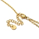 Ion Plating(IP) 304 Stainless Steel Lariat Necklaces for Women(NJEW-K259-06G)-3
