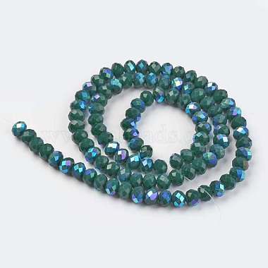 Electroplate Opaque Solid Color Glass Beads Strands(EGLA-A034-P4mm-L06)-2