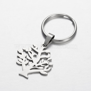 Tree Stainless Steel Key Chain