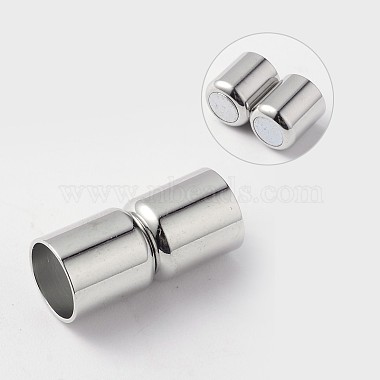 Platinum Column Brass Magnetic Clasps