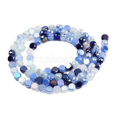 Chapelets de perles en verre galvanoplastique(EGLA-N002-40A-02)-2
