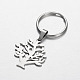 Stainless Steel Life of Tree Keychain(KEYC-JKC00047-02)-1