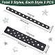 4Pcs 2 Style Imitation Leather Wide Cord Bracelets Set(BJEW-GA0001-09)-2