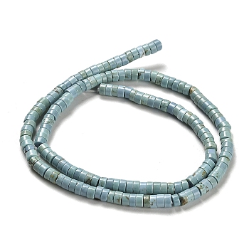 Natural Turquoise Beads Strands, Disc, Heishi Beads, 4x2mm, Hole: 1mm, about 168pcs/strand, 14.96''(38cm)