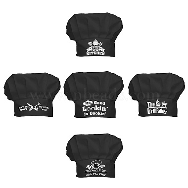 Custom Cotton Chef Hats(AJEW-WH0242-014)-5