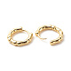 Brass Bamboo Shape Hoop Earrings for Women(EJEW-G306-04G)-2