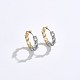 Brass Cubic Zirconia Hoop Earrings(EJEW-BB70426)-5
