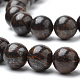 bronzite naturelles brins de perles(G-S272-01-12mm)-3