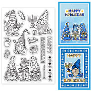 Custom PVC Plastic Clear Stamps, for DIY Scrapbooking, Photo Album Decorative, Cards Making, Gnome, 160x110x3mm(DIY-WH0448-0234)