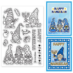 Custom PVC Plastic Clear Stamps, for DIY Scrapbooking, Photo Album Decorative, Cards Making, Gnome, 160x110x3mm(DIY-WH0448-0234)