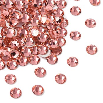 Preciosa&reg MAXIMA Crystal No Hotfix Flatback Stones, Czech Crystal, Dura Foiling, Round(438 11 615 Chaton Rose), 70030 Rose Peach, SS10(2.7~2.9mm)