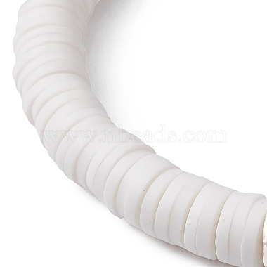 Polymer Clay Heishi Surfer Stretch Bracelet(BJEW-JB09641)-6