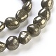 Natural Pyrite Beads Strands(G-F575-01D)-2