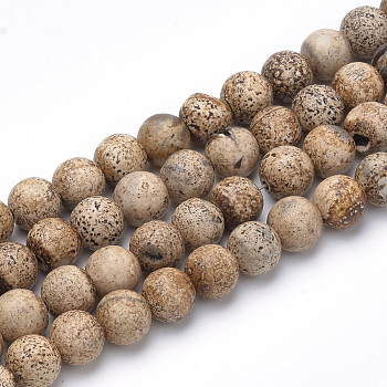 Dyed Natural Agate Beads Strands, Round, BurlyWood, 10~10.5mm, Hole: 1.2mm, about 37~40pcs/strand, 14.9~15.1 inch(38~38.5cm)