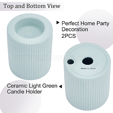Ceramic Whiteware Candle Holder(DJEW-WH0068-01B)-4