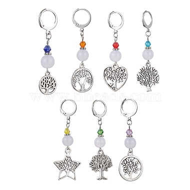 Mixed Color Tree of Life Alloy Pendant Decorations