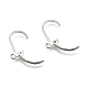 Stainless Steel Color Tone 304 Stainless Steel Leverback Earring Findings(X-STAS-E007-3)-3