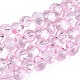 Baking Paint Transparent Glass Beads Strands(GLAA-Q109-01A-02)-1