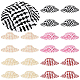 40Pcs Cloth Doll Hat(AJEW-SC0031-31A)-1