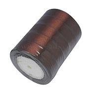 Valentines Day Gifts Boxes Packages Single Face Satin Ribbon, Polyester Ribbon, Saddle Brown, 1-1/2 inch(37mm)(RC37MMY-032)