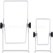 Fingerinspire Ductile Metal Display Stand, for Photo Frame Display, White, 2boxes/set(ODIS-FG0001-20A)