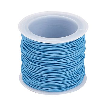 Elastic Cord, Light Sky Blue, 1mm, about 21m/roll