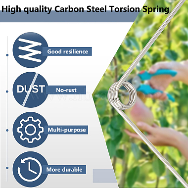 36Pcs High Carbon Steel Torsion Spring(FIND-BC0005-24)-4