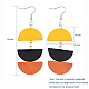 Semicircle Wood Dangle Earrings(X-EJEW-JE03892)-3