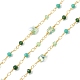 Butterfly & Round Glass Beaded Chains(CHS-P016-38G-03)-1