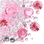 1100Pcs Acrylic Rhinestone Pointed Back Cabochons, Faceted, Diamond, Mixed Color, 3~19.5x2.5~13mm(GACR-SP0001-05C)