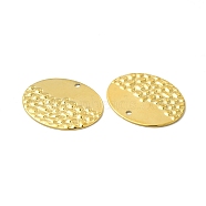Ion Plating(IP) 
304 Stainless Steel Pendants, Oval Charm, Real 18K Gold Plated, 27.5x22x1mm, Hole: 1.6mm(STAS-I671-29G)