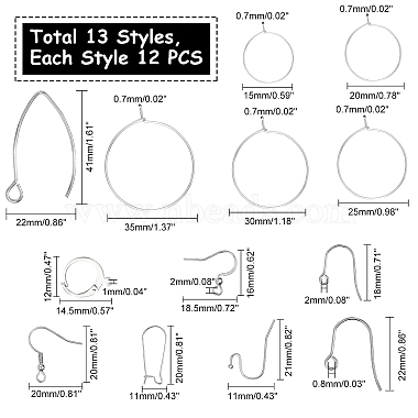Stainless Steel Earring Hooks(STAS-UN0006-99P)-6