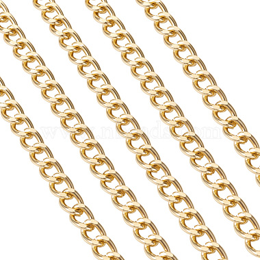 Aluminium Curb Chains(X-CHA-T001-25G)-2