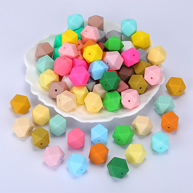 Hexagonal Silicone Beads(SI-JX0020A-20)-5
