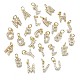 Brass Micro Pave Clear Cubic Zirconia Charms(KK-N241-001-NR)-2