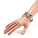 5-bracelets enveloppants en perles de labradorite naturelle à boucles pour femmes(BJEW-JB01517-07)-3
