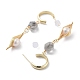 boucles d'oreilles pendantes en quartz naturel(EJEW-P256-51G)-2