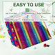 CRASPIRE 7 Sheets Waterproof PET Rainbow Gradient Color Stickers(DIY-CP0007-13)-5