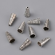 Apetalous Alloy Bead Cone, Antique Silver, 17.5x8.5mm, Hole: 1.8mm(FIND-WH0042-28AS)