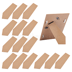 Wooden Sheet, for Photo Frame Stand Accessories, Camel, 125x50x2mm(AJEW-WH0308-155A)