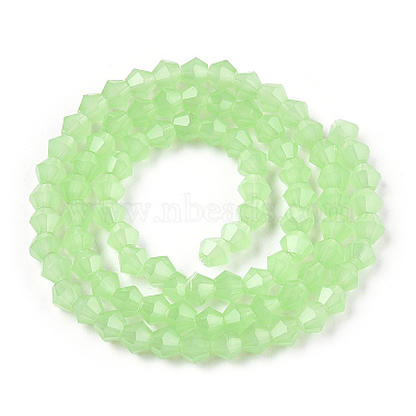 Faceted Bicone Opal Beads Strands(EGLA-P017-01A)-2