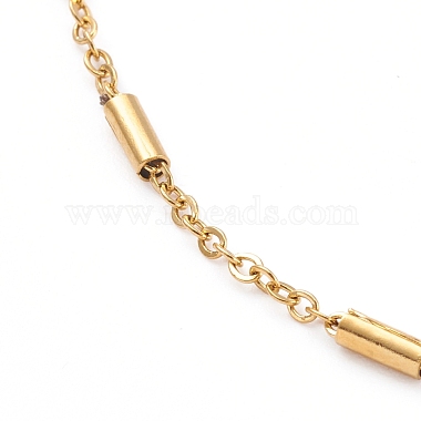 304 Stainless Steel Cable Chains Anklets(X-AJEW-AN00392-02)-2