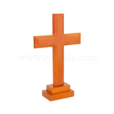 Pine Wood Cross Display Decorations(AJEW-WH0083-30B)-7